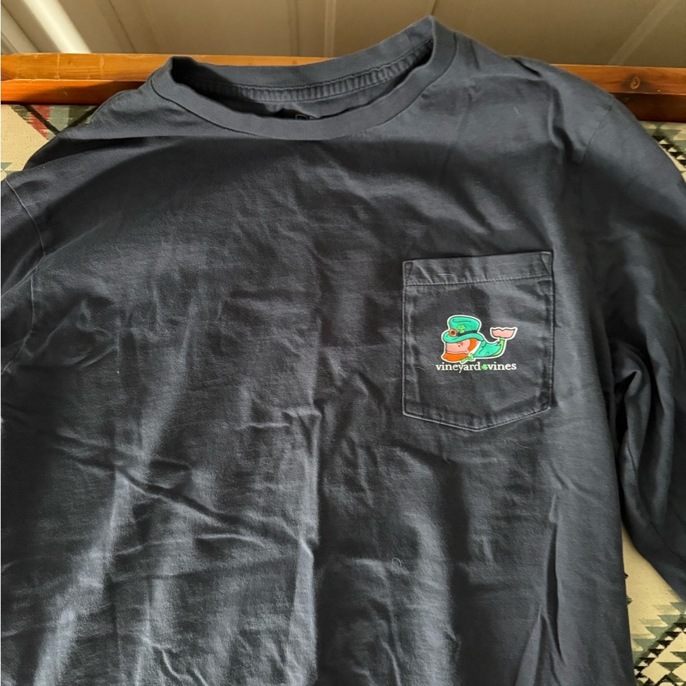 Vineyard Vines Navy Long Sleeve Shirt